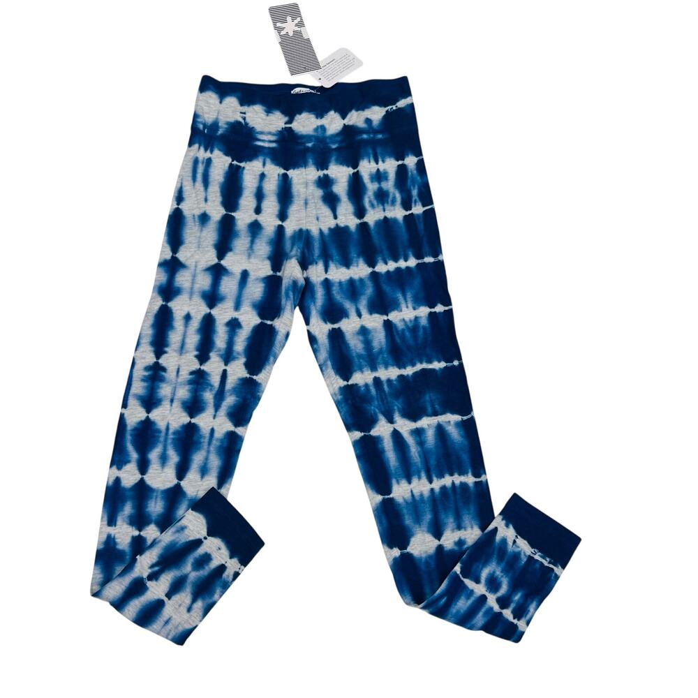 NWT Splendid Size 10 Tiger Tie Dye Legging in Midnight Blue